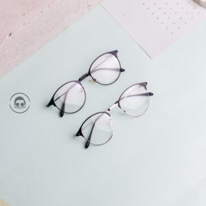 Alternative view of Kacamata Clubmaster Bulat Ringan - Agni 03