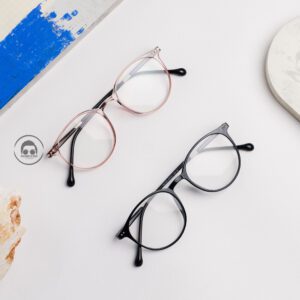 Alternative view of Kacamata Simple Semi Bulat Ringan Banget - Jaswi 05