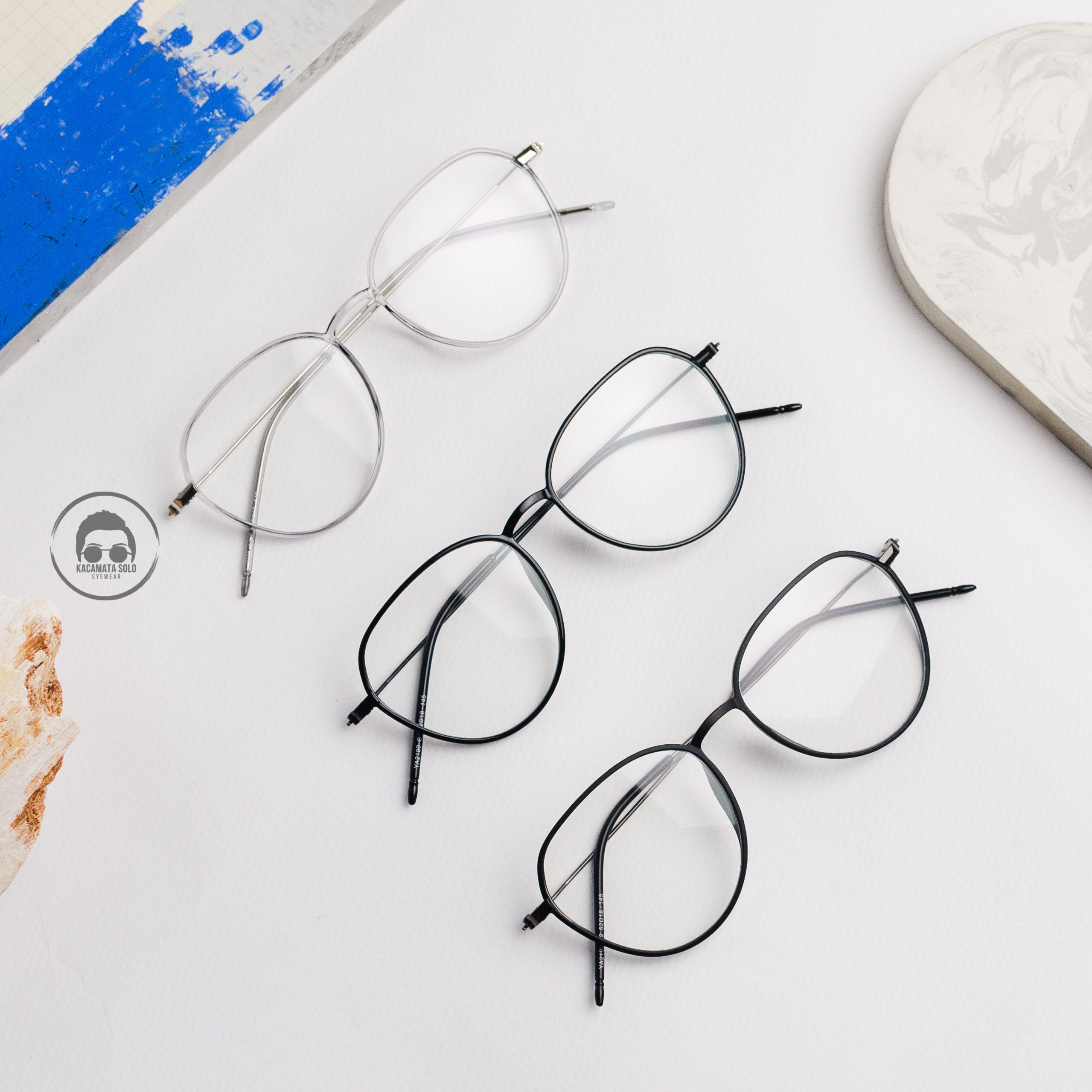 FRAME KACAMATA SEMI BULAT TRENDY MASAKINI - ANDHIKA 05 - Image 3