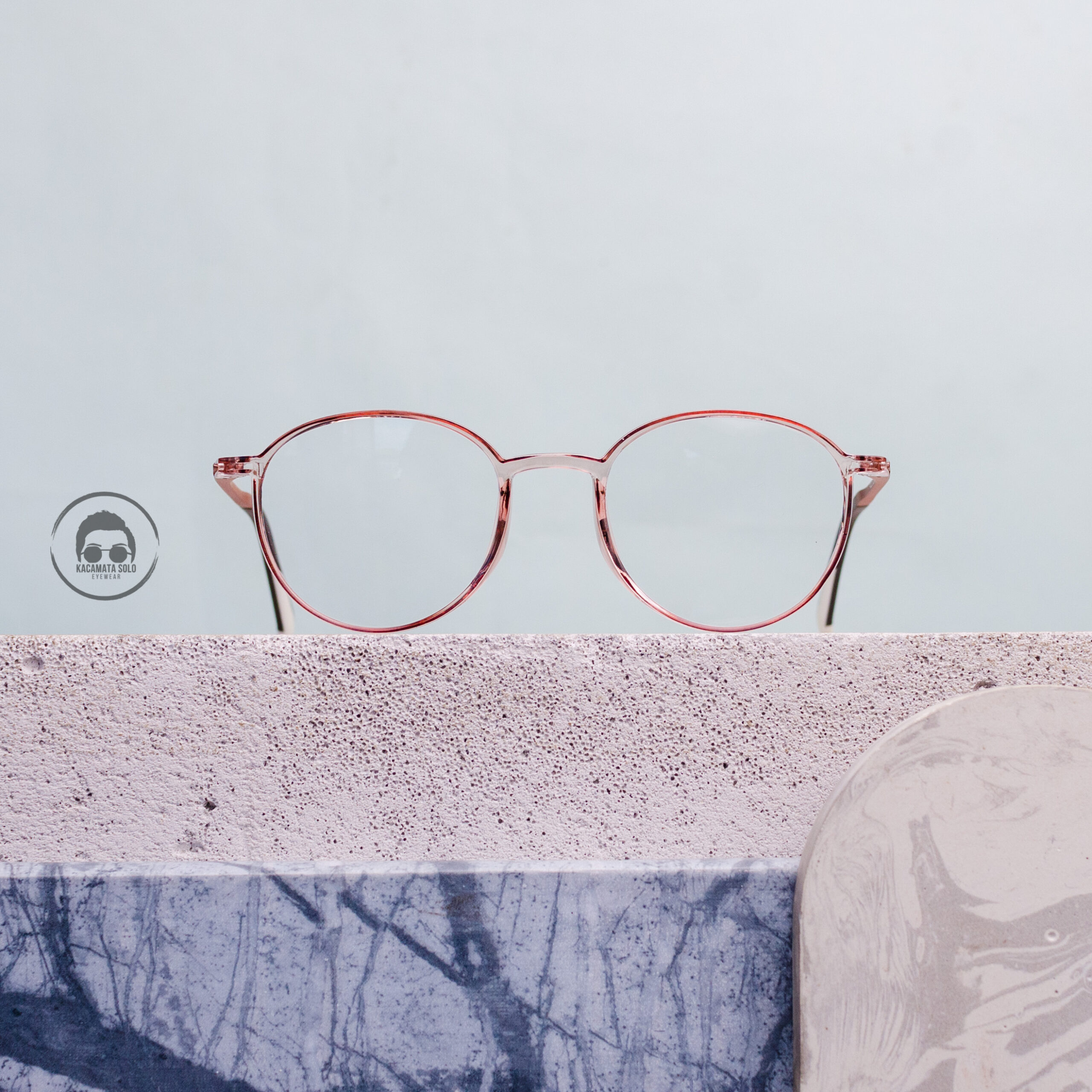 FRAME KACAMATA BULAT TANGKAI LENTUR - ANTAREJA 03